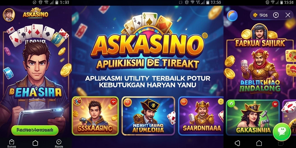 Tampilan antarmuka ASKASINO yang sederhana dan intuitif.