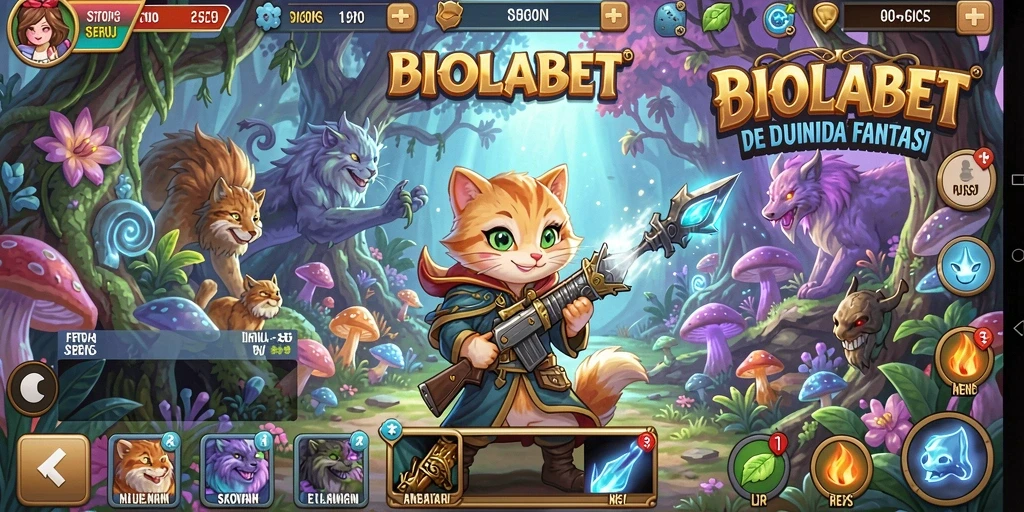 Tampilan gameplay seru di BIOLABET, penuh tantangan dan petualangan.