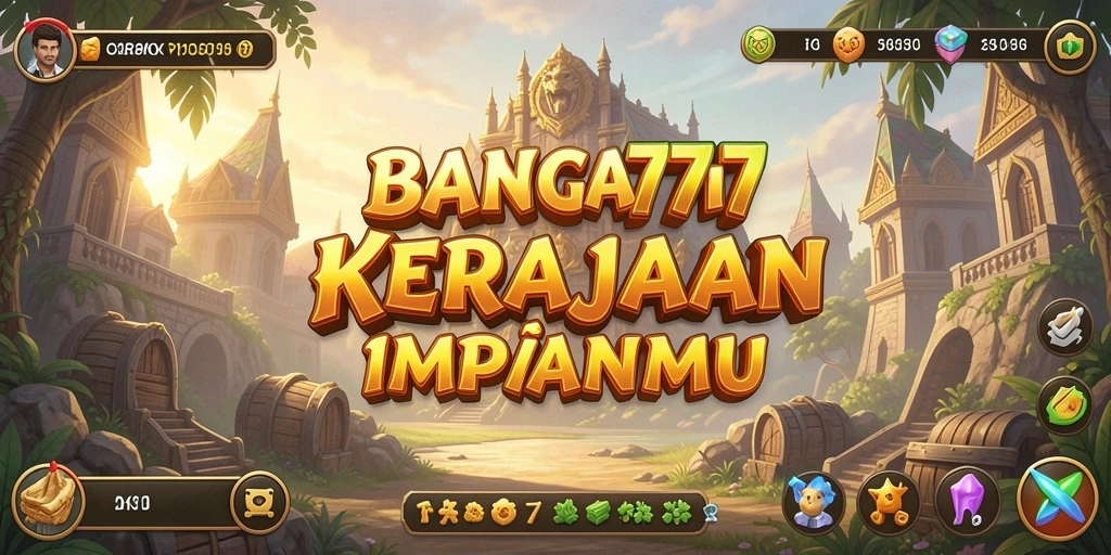 Screenshot gameplay CAKRA777 menampilkan aksi membangun kerajaan bisnis.