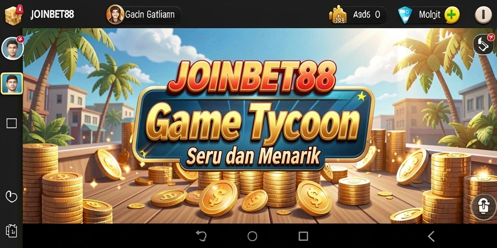 Gameplay seru JOINBET88 dalam mengelola bisnis Tycoon.