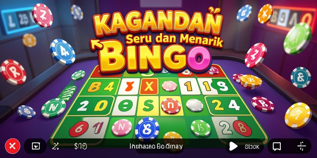 Tampilan menarik saat memainkan gameplay Bingo KAGANDAN.