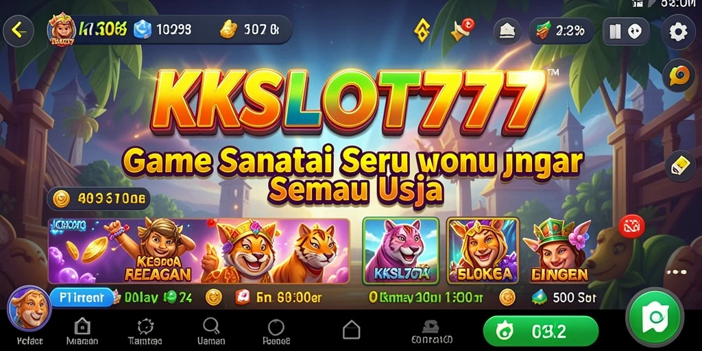 Tampilan gameplay KKSLOT777 yang menyenangkan dan menghibur.