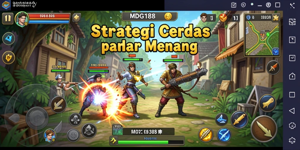 Tampilan gameplay MDG188 dengan aksi strategi yang mendebarkan.