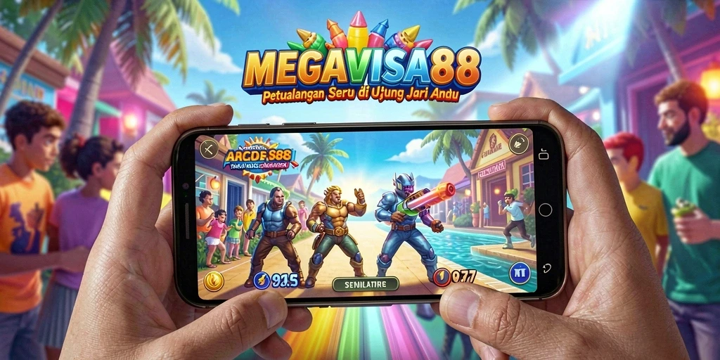 Screenshot gameplay MEGAVISA88 menunjukkan keseruan saat bermain Arcade.