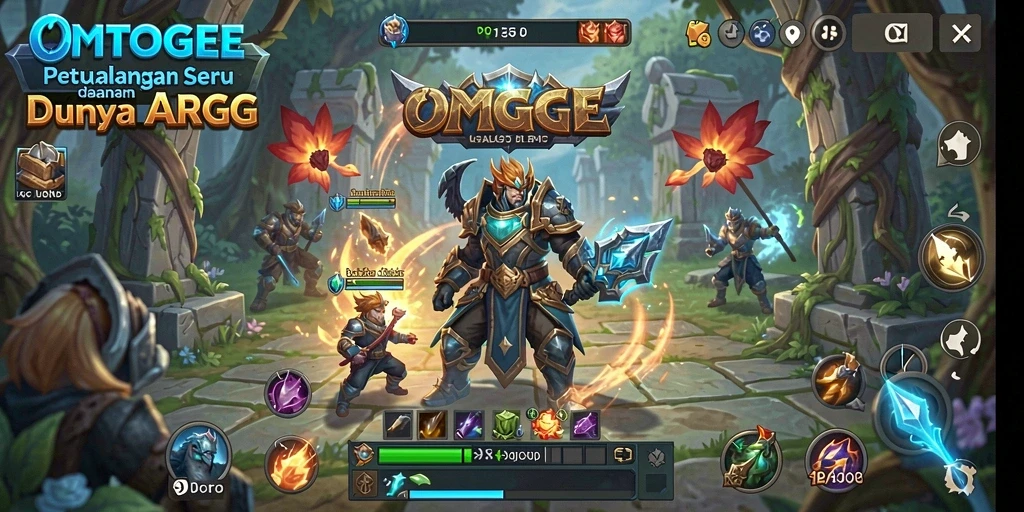 Tampilan gameplay menarik dari OMTOGEL dalam petualangan ARPG.
