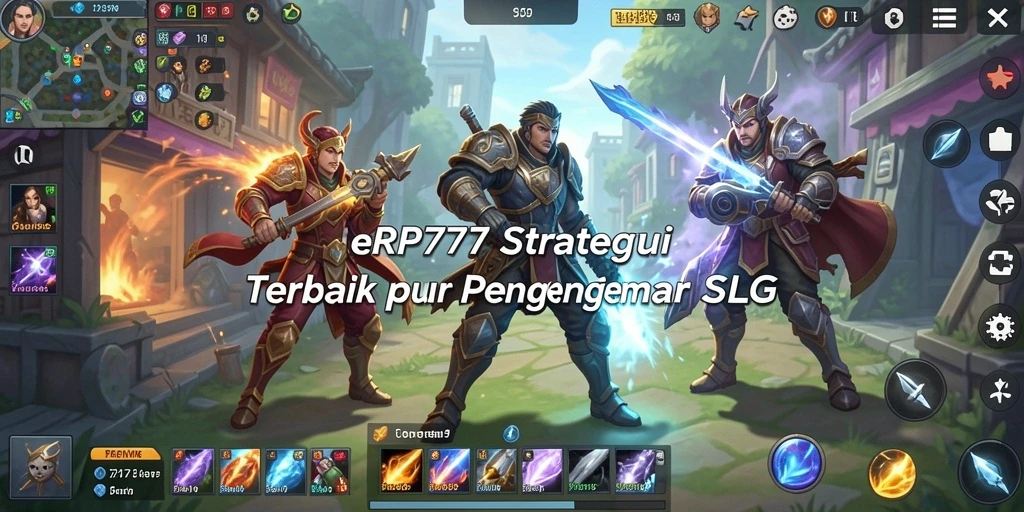 Tangkapan layar RP777 menampilkan aksi strategis dalam permainan SLG.