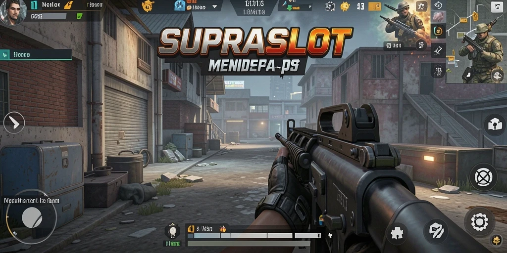 Tangkapan layar utama dari gameplay intens SUPRASLOT.