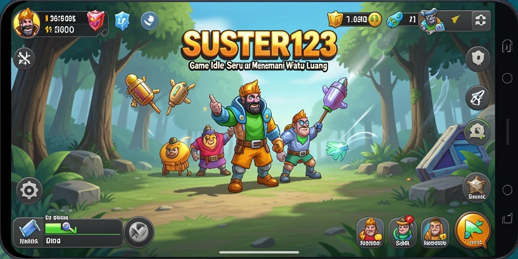 Tampilan gameplay SUSTER123 yang menarik dan dinamis.